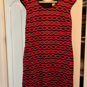 Dress by W by Worth, size 6..worn with listed red jacket